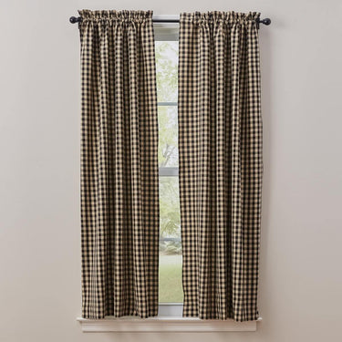 Berry Gingham Panels - 72x63 Lined Park Designs - The Fox Decor
